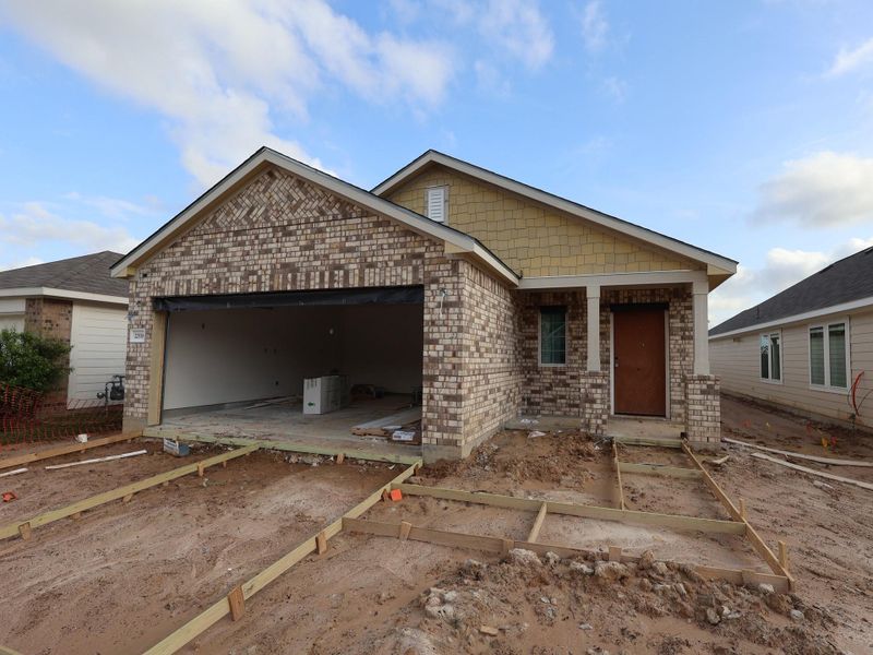 In-progress construction of a new home in Pinewood at Grand Texas, New Caney, TX (Image 4).