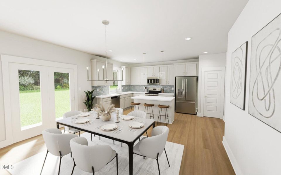 Kitchen: Dining Rendering