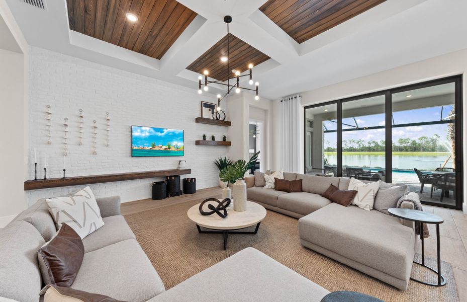 Representative furnished interior of a home built from the Layton by DiVosta in Amara, Lake Worth (Image 32). Representative furnished interior of a home built from the Layton by DiVosta in Amara, Lake Worth (Image 32).