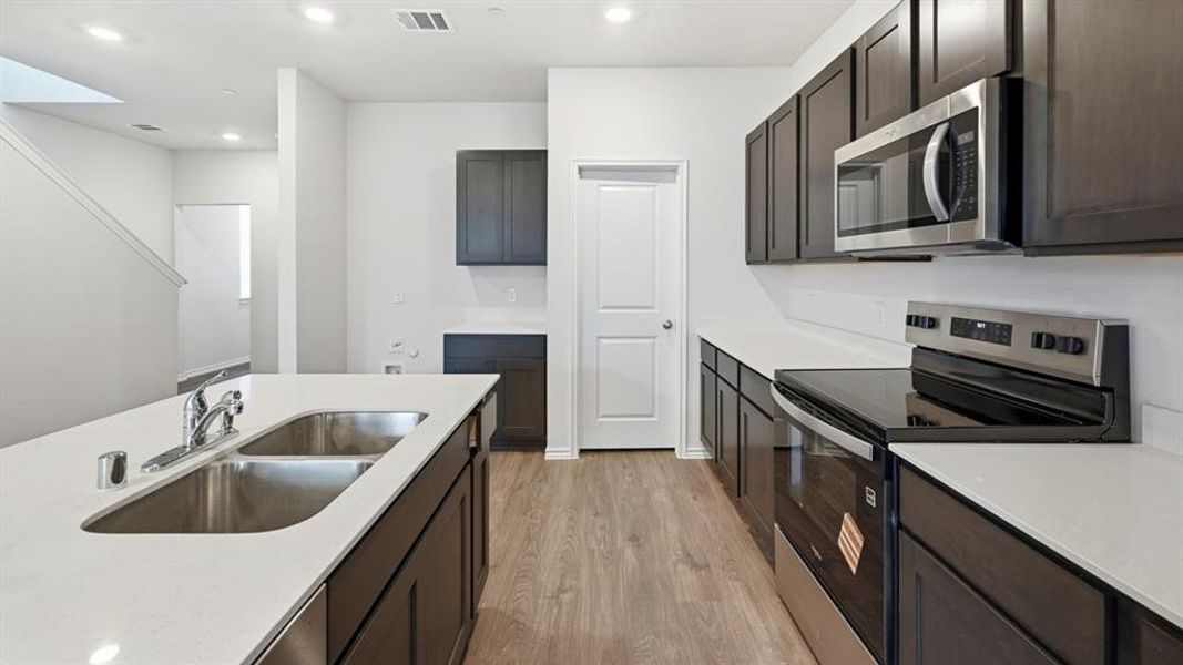 Furnished interior view inside a new home in Arbor Trails South, Princeton (Image 7).