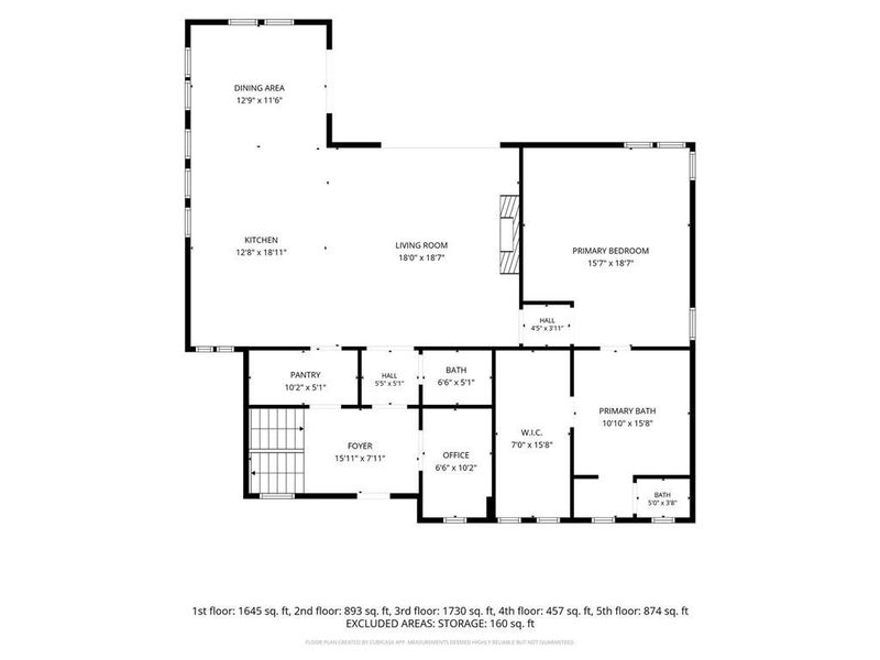 2D floor plan layout of this home in , Roswell, GA (Image 31).