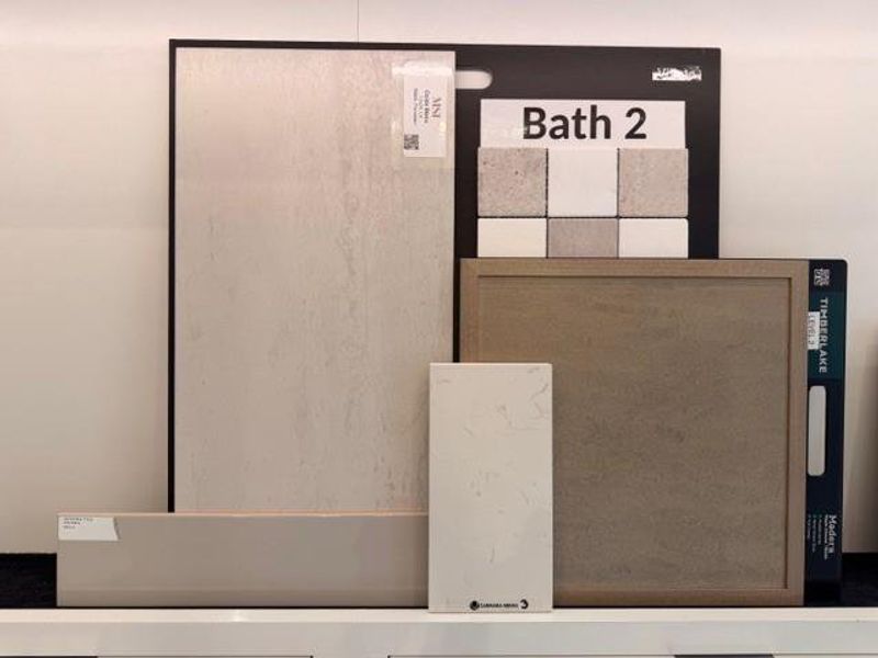 Secondary bath finishes. Secondary bath finishes.