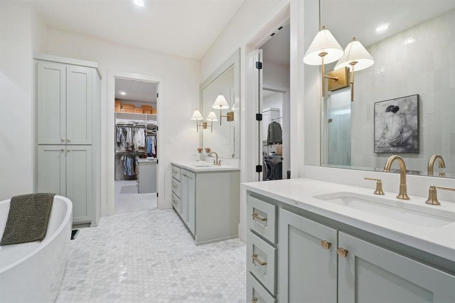 Furnished interior view inside a new home in , Abilene (Image 16).