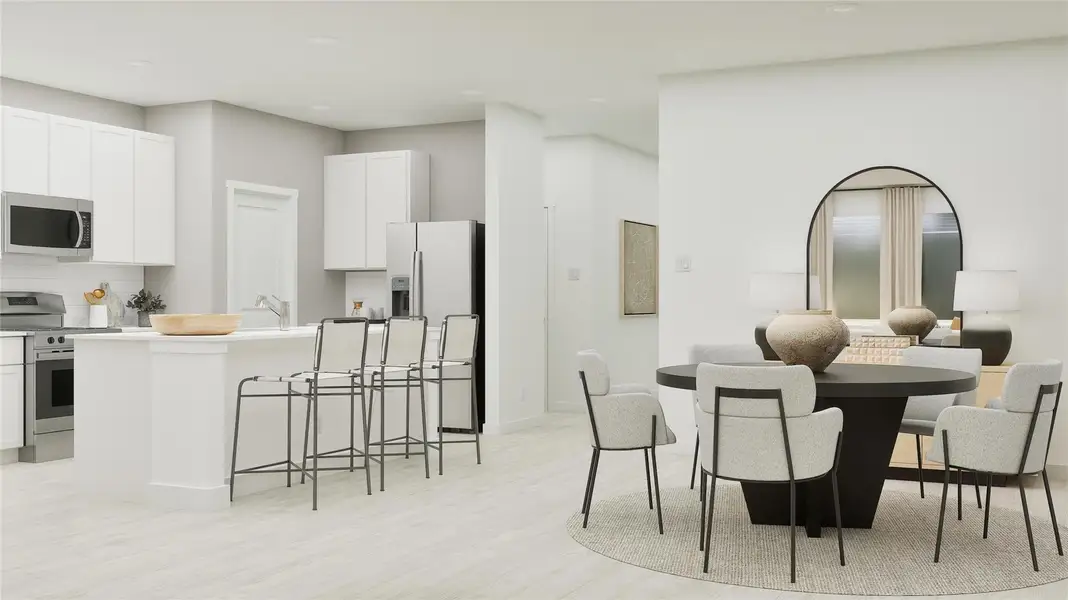 Furnished interior view inside a new home in River Bridge Ranch: Coastline Collection, San Marcos (Image 11).