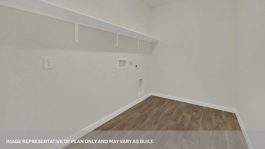 Representative unfurnished interior of a home built from the The Madison by D.R. Horton in Paramount, Kyle (Image 20). Representative unfurnished interior of a home built from the The Madison by D.R. Horton in Paramount, Kyle (Image 20).