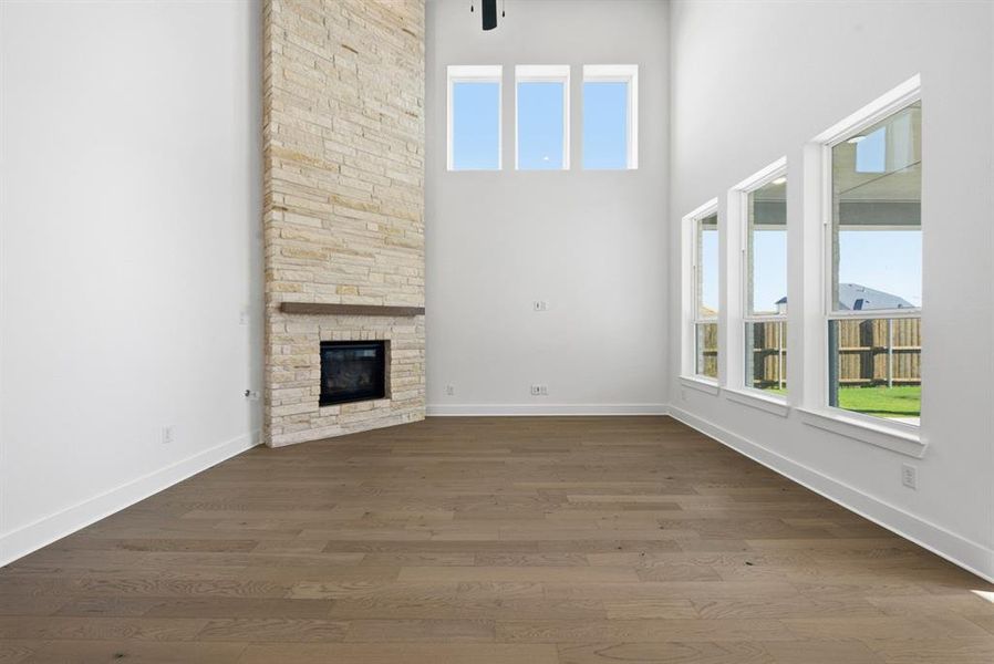 Spacious, unfurnished interior of a new home in Wildflower Ranch: 50ft. lots, Dish (Image 16). Spacious, unfurnished interior of a new home in Wildflower Ranch: 50ft. lots, Dish (Image 16).