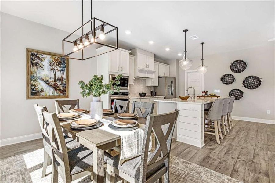 Furnished interior view inside a new home in Ridge Pointe, Athens (Image 25).