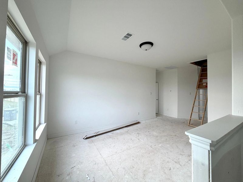 Construction progress - upstairs game room