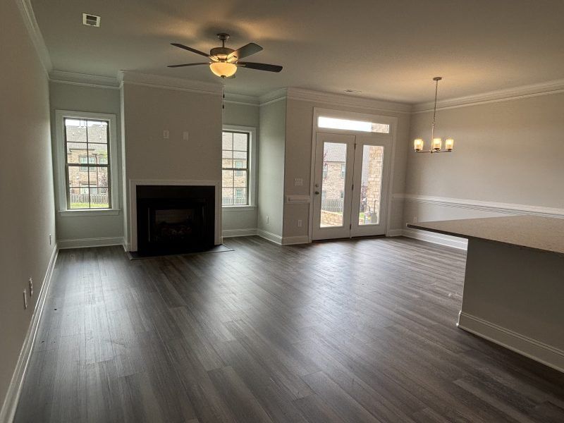 Spacious, unfurnished interior of a new home in Mebane Towne Center, Mebane (Image 6).