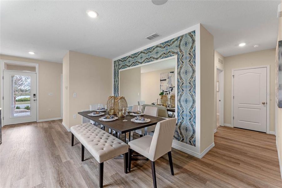 Furnished interior view inside a new home in Kindred, Kissimmee (Image 22).