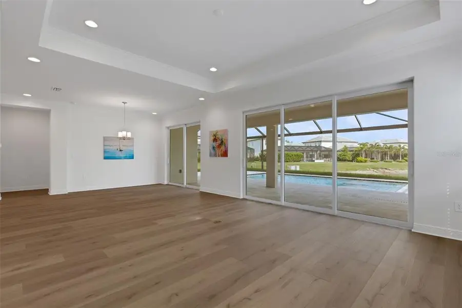 Spacious, unfurnished interior of a new home in Cassata Lakes, Nokomis (Image 48).