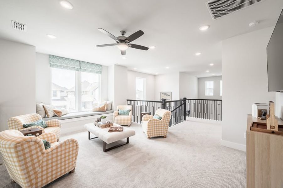 Representative furnished interior of a home built from the Tanager by Tri Pointe Homes in Oakhill Reserve 45’, Tomball (Image 27). Representative furnished interior of a home built from the Tanager by Tri Pointe Homes in Oakhill Reserve 45’, Tomball (Image 27).