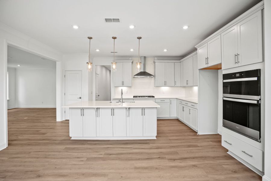 Representative furnished interior of a home built from the Herdwick by Pulte Homes in Parkside Crossing, Charlotte (Image 8). Representative furnished interior of a home built from the Herdwick by Pulte Homes in Parkside Crossing, Charlotte (Image 8).
