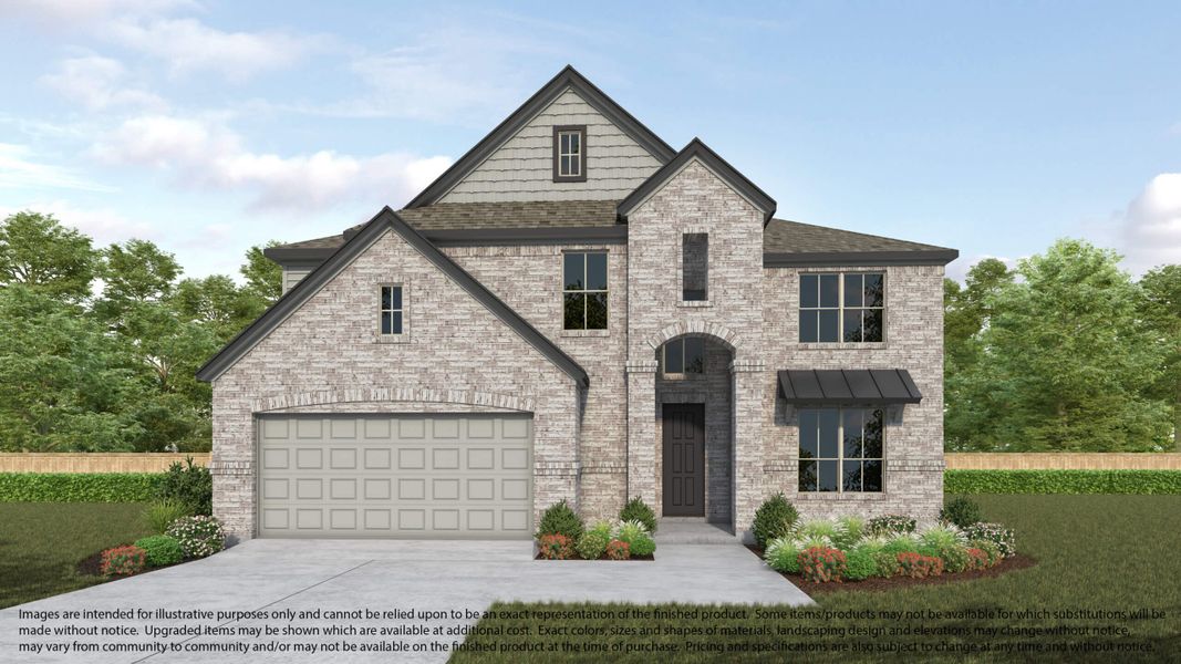 Representative exterior photo of a completed home built from the 652 by Long Lake Ltd. in Briarwood Crossing, Rosenberg, TX (Image 5). Representative exterior photo of a completed home built from the 652 by Long Lake Ltd. in Briarwood Crossing, Rosenberg, TX (Image 5).