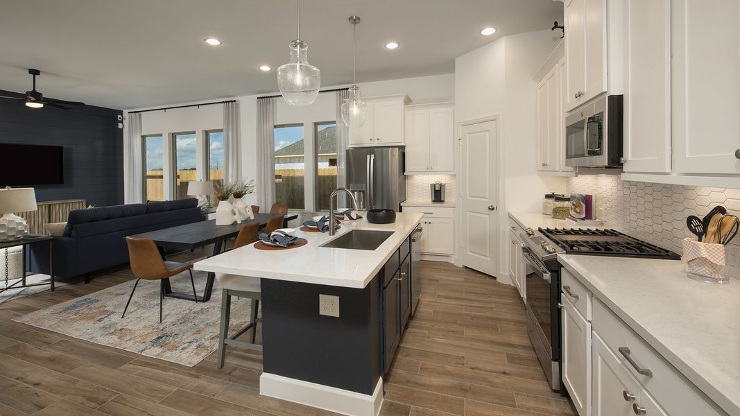 Furnished interior view inside a new home in Woodhavyn, Magnolia (Image 16).
