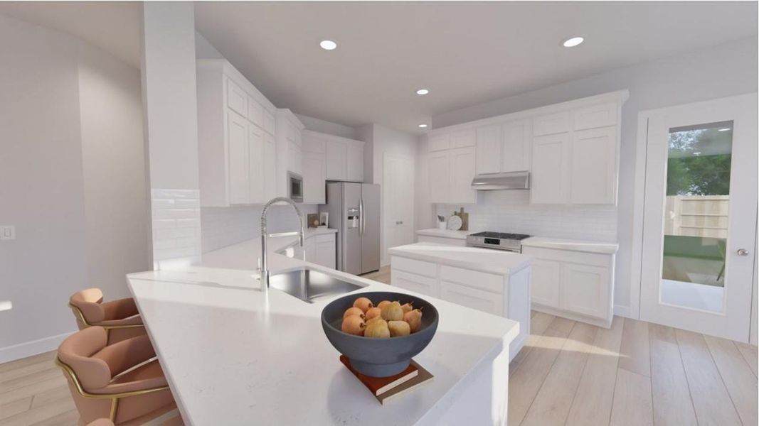 Representation of floor plan, not actual home