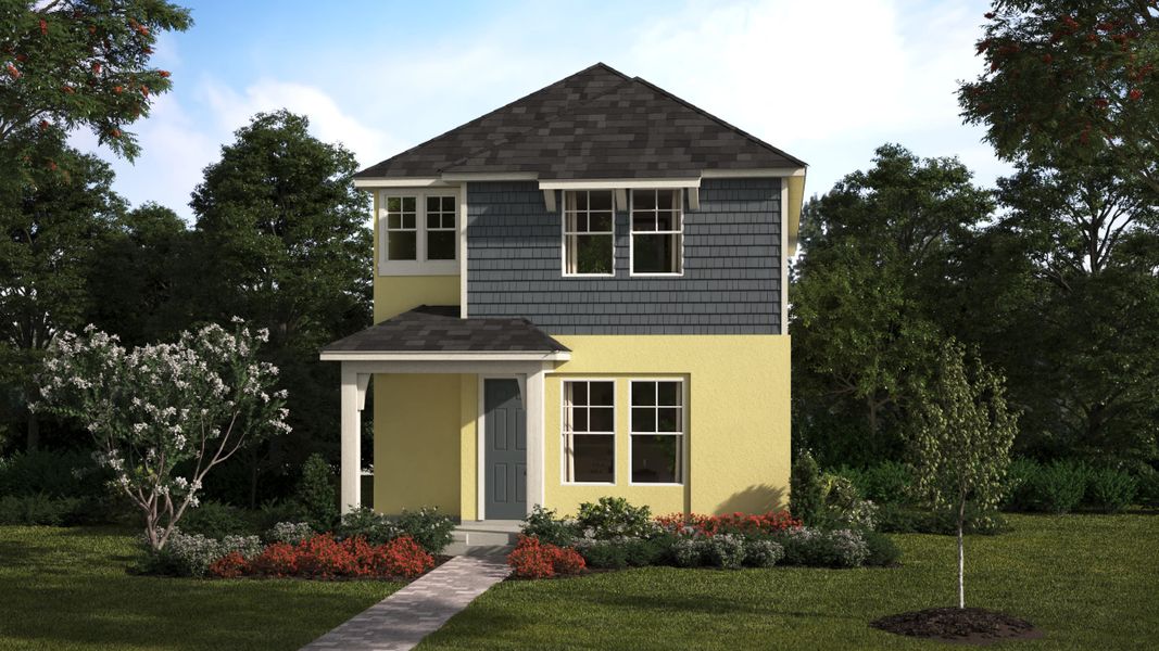 Coastal Elevation | Vista | Spring Walk at The Junction | DeBary, FL | Landsea Homes