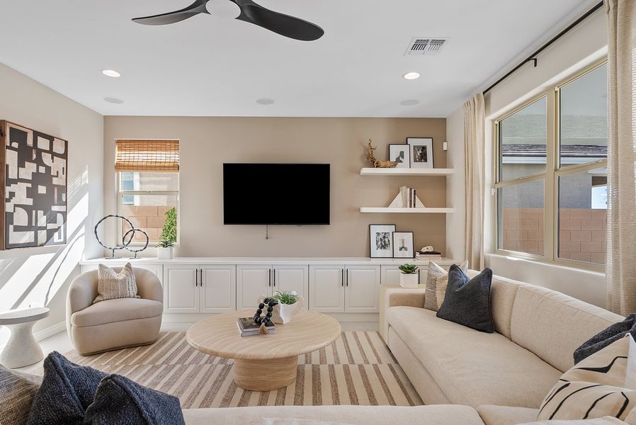 Furnished interior view inside a new home in Artisan at Asante, Surprise (Image 9).