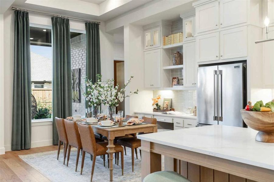 Furnished interior view inside a new home in Estates at Bristol Valley, Heath (Image 25).