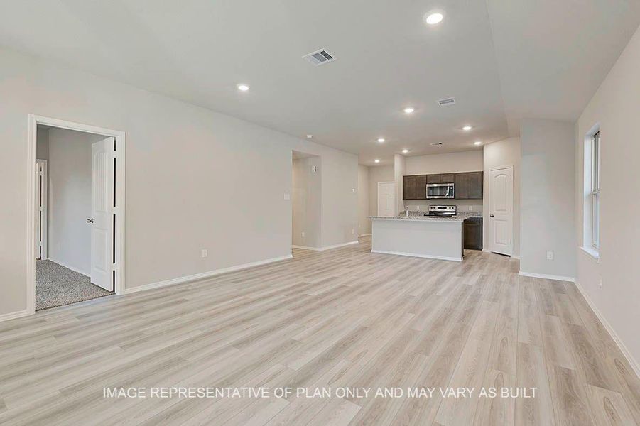 Spacious, unfurnished interior of a new home in Liberty Village, Brenham (Image 7). Spacious, unfurnished interior of a new home in Liberty Village, Brenham (Image 7).