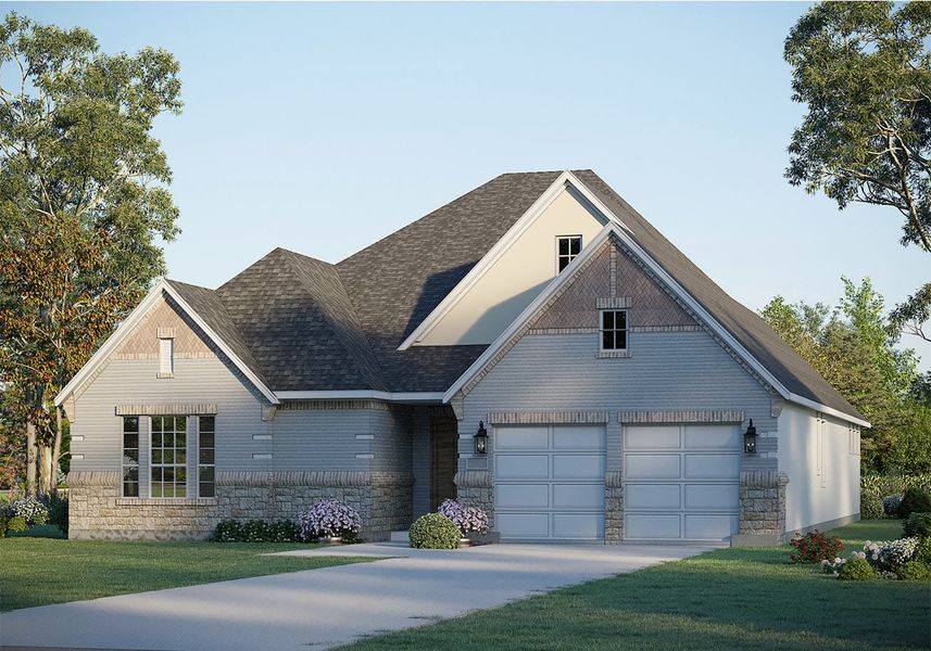 Front exterior of a home in the Wellington community, located in Haslet, TX (Image 12).