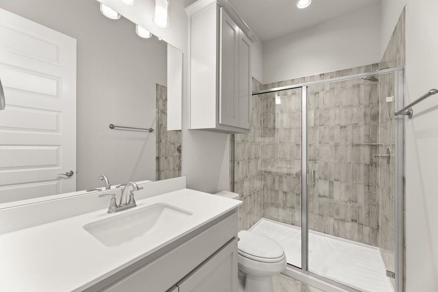 Furnished interior view inside a new home in Providence Cove, McKinney (Image 13). Furnished interior view inside a new home in Providence Cove, McKinney (Image 13).