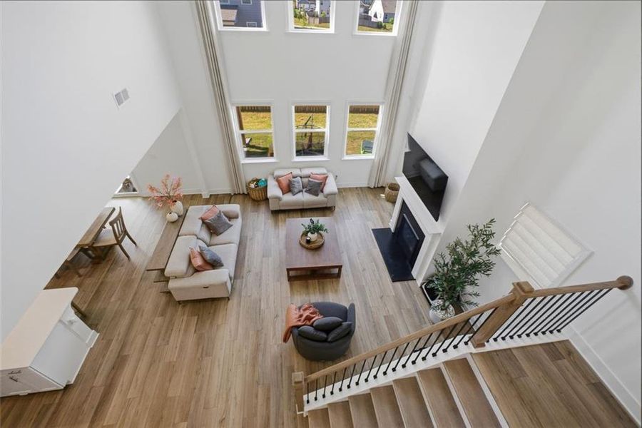 Furnished interior view inside a new home in , Dallas (Image 41).