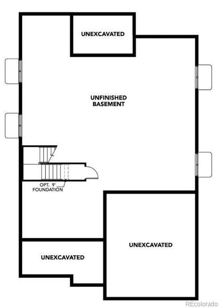 2D floor plan layout of this home in Dillon Pointe - Journey, Broomfield, CO (Image 4).