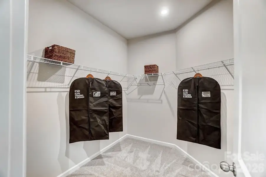 Primary walk in closet