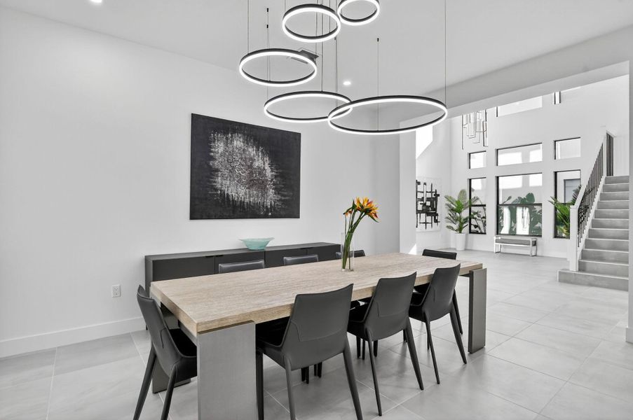 Furnished interior view inside a new home in , Boca Raton (Image 23). Furnished interior view inside a new home in , Boca Raton (Image 23).