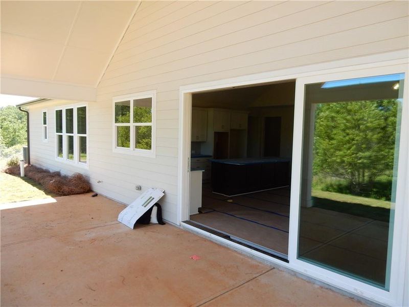 Exterior details and patio area of a home in , Demorest (Image 11).