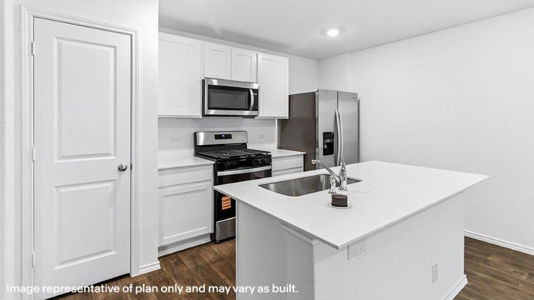 Furnished interior view inside a new home in Blue Ridge Ranch, San Antonio (Image 6).