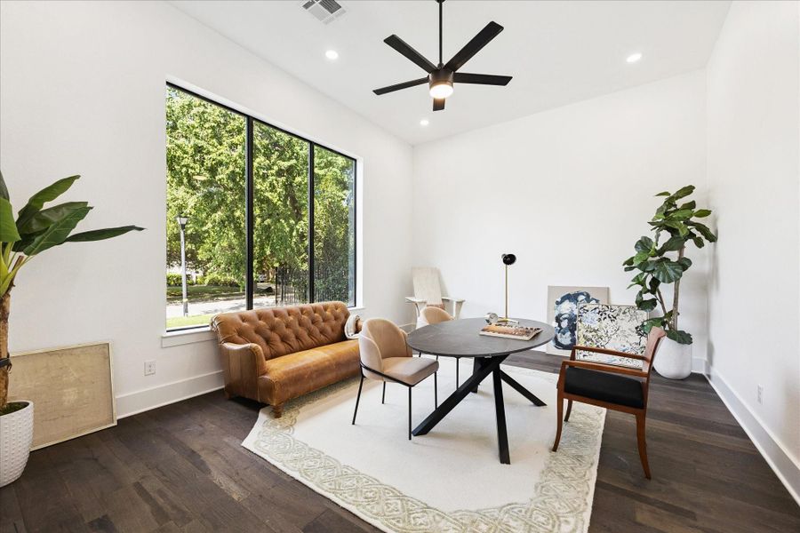 Furnished interior view inside a new home in , Houston (Image 34).