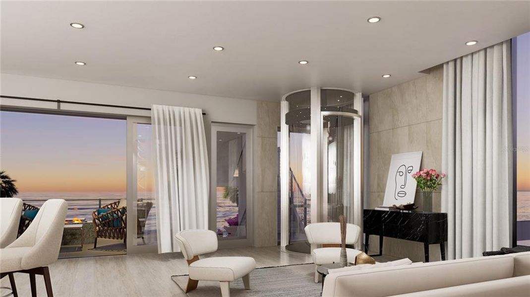 Furnished interior view inside a new home in , New Smyrna Beach (Image 12).