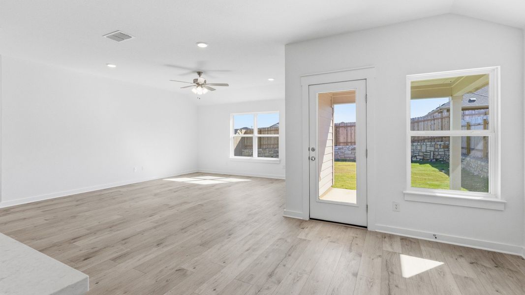 Furnished interior view inside a new home in Hunters Glen, Jarrell (Image 9).