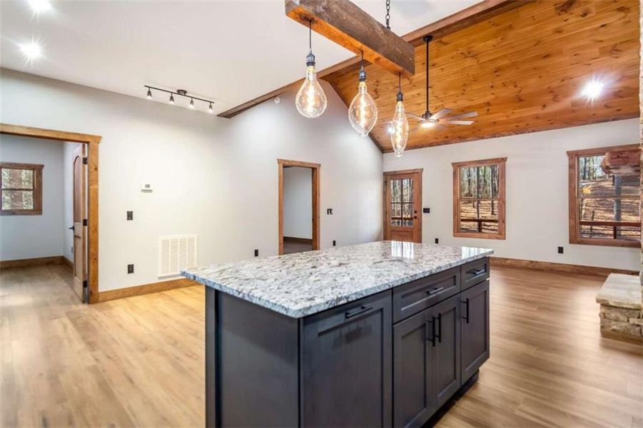 Furnished interior view inside a new home in , Ellijay (Image 8).