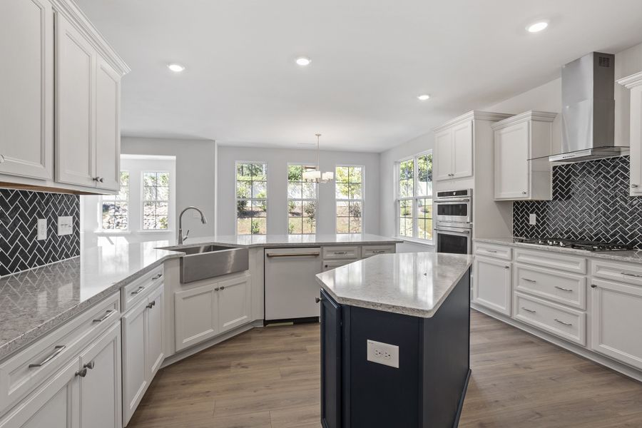 Furnished interior view inside a new home in Georgias Landing, Raleigh (Image 10).