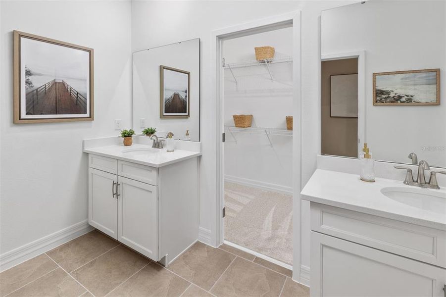 Furnished interior view inside a new home in Wellen Park, Venice (Image 17).