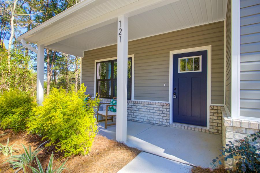 Exterior details and patio area of a home in , Hanahan (Image 4). Exterior details and patio area of a home in , Hanahan (Image 4).