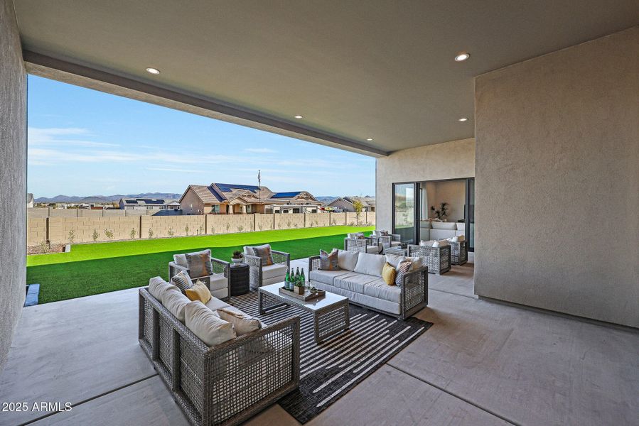 Model Home DC (9) Covered Patio