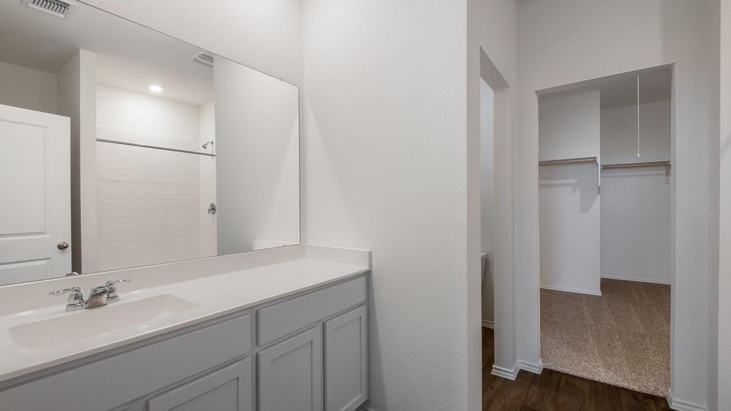 Furnished interior view inside a new home in Talavera, Kyle (Image 8). Furnished interior view inside a new home in Talavera, Kyle (Image 8).