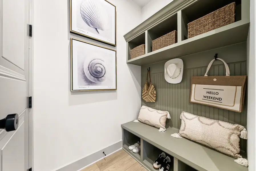 Representative furnished interior of a home built from the Charles by Fischer Homes in Leeland Farms, Fuquay Varina (Image 16). Representative furnished interior of a home built from the Charles by Fischer Homes in Leeland Farms, Fuquay Varina (Image 16).