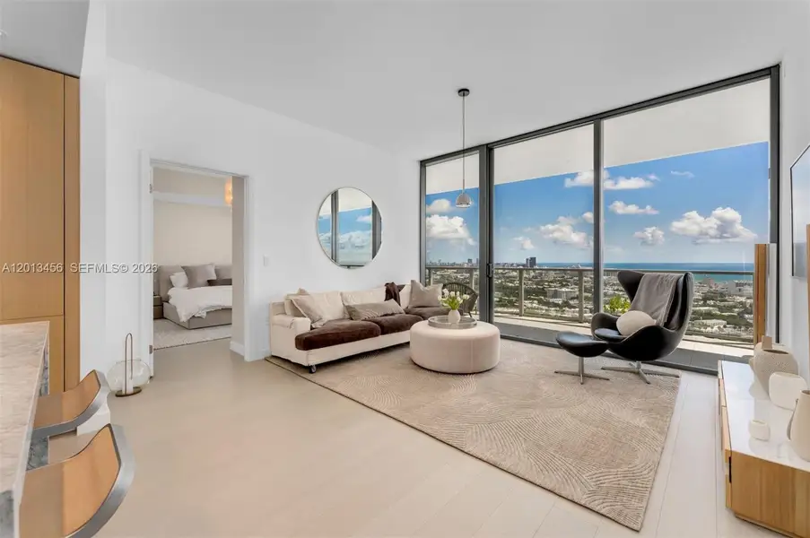 Furnished interior view inside a new home in , Miami Beach (Image 13).