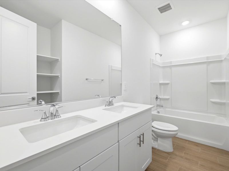Furnished interior view inside a new home in Rancho Mirage Signature Series, Maricopa (Image 8).