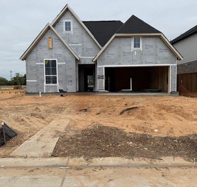 In-progress construction of a new home in Tompkins Reserve, Katy, TX (Image 6).