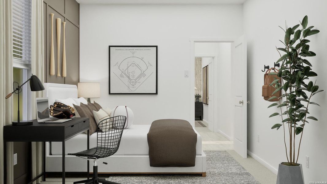 Furnished interior view inside a new home in Stone Garden, Elmendorf (Image 13). Furnished interior view inside a new home in Stone Garden, Elmendorf (Image 13).