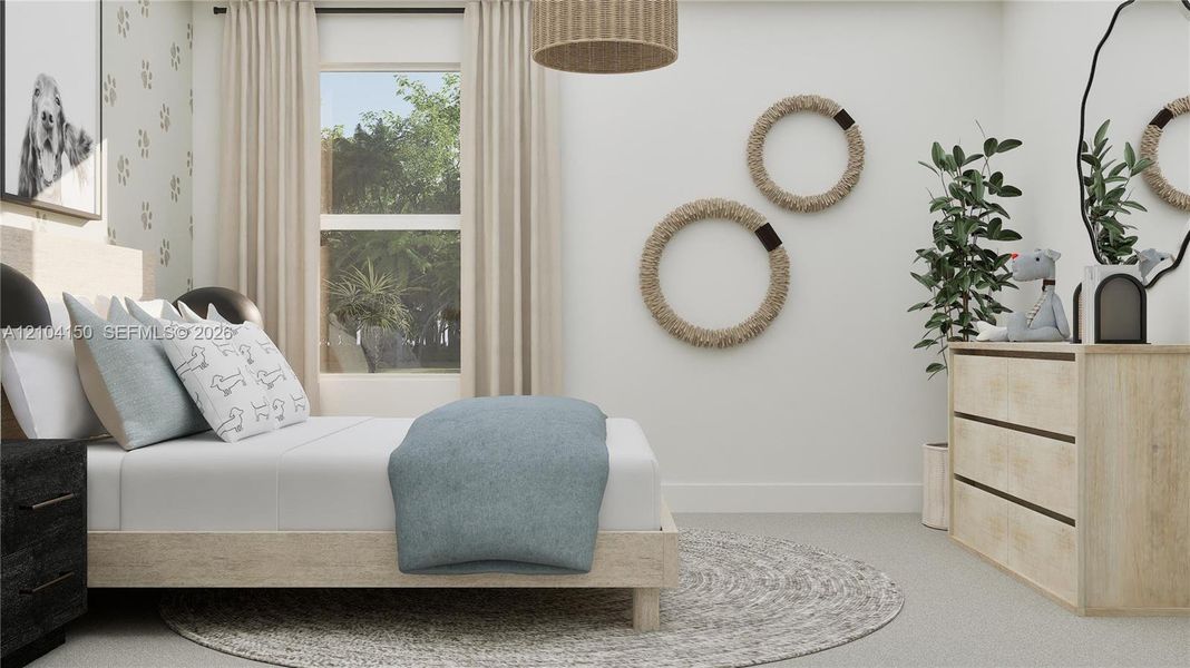 Furnished interior view inside a new home in Verdana Grove, Miami (Image 8).