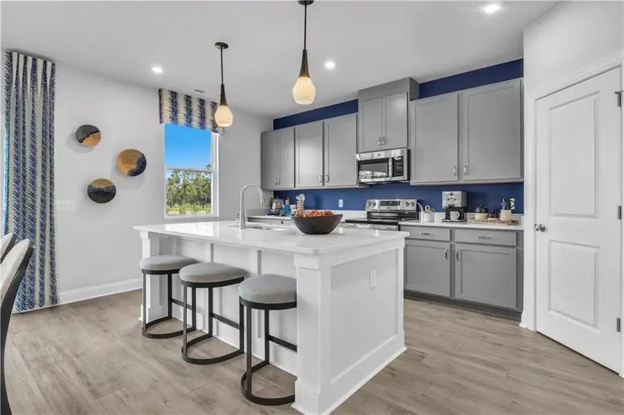 Furnished interior view inside a new home in Riverside Ridge, Lawrenceville (Image 10).