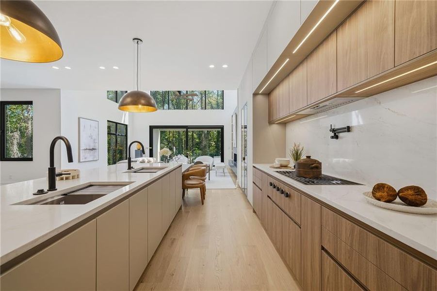 Furnished interior view inside a new home in , Atlanta (Image 21). Furnished interior view inside a new home in , Atlanta (Image 21).