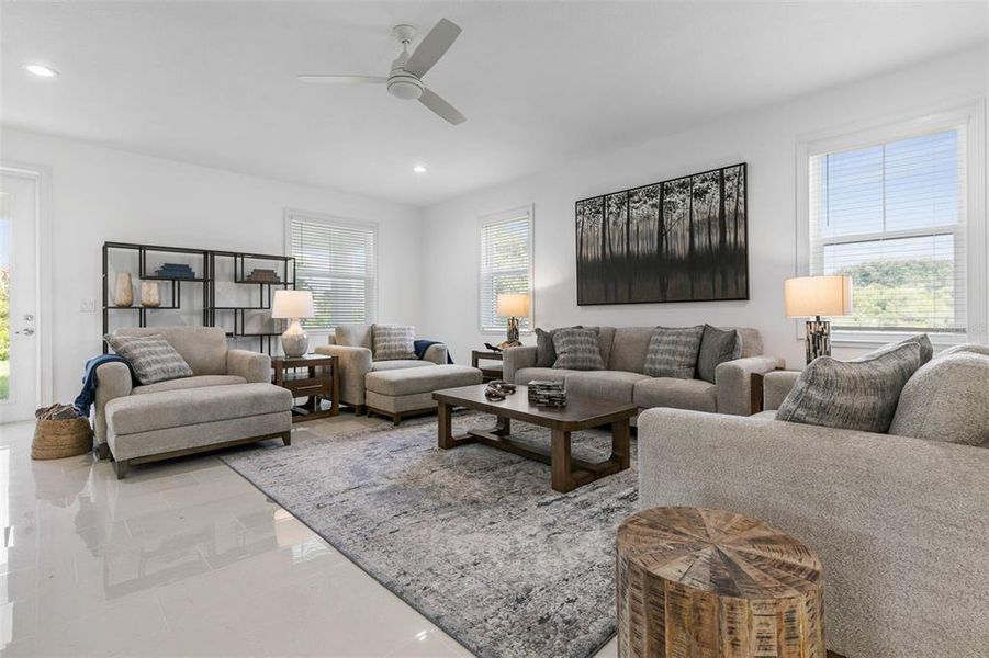 Furnished interior view inside a new home in , Palm Coast (Image 17). Furnished interior view inside a new home in , Palm Coast (Image 17).